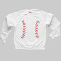 Baseball sweat with stitch print motive