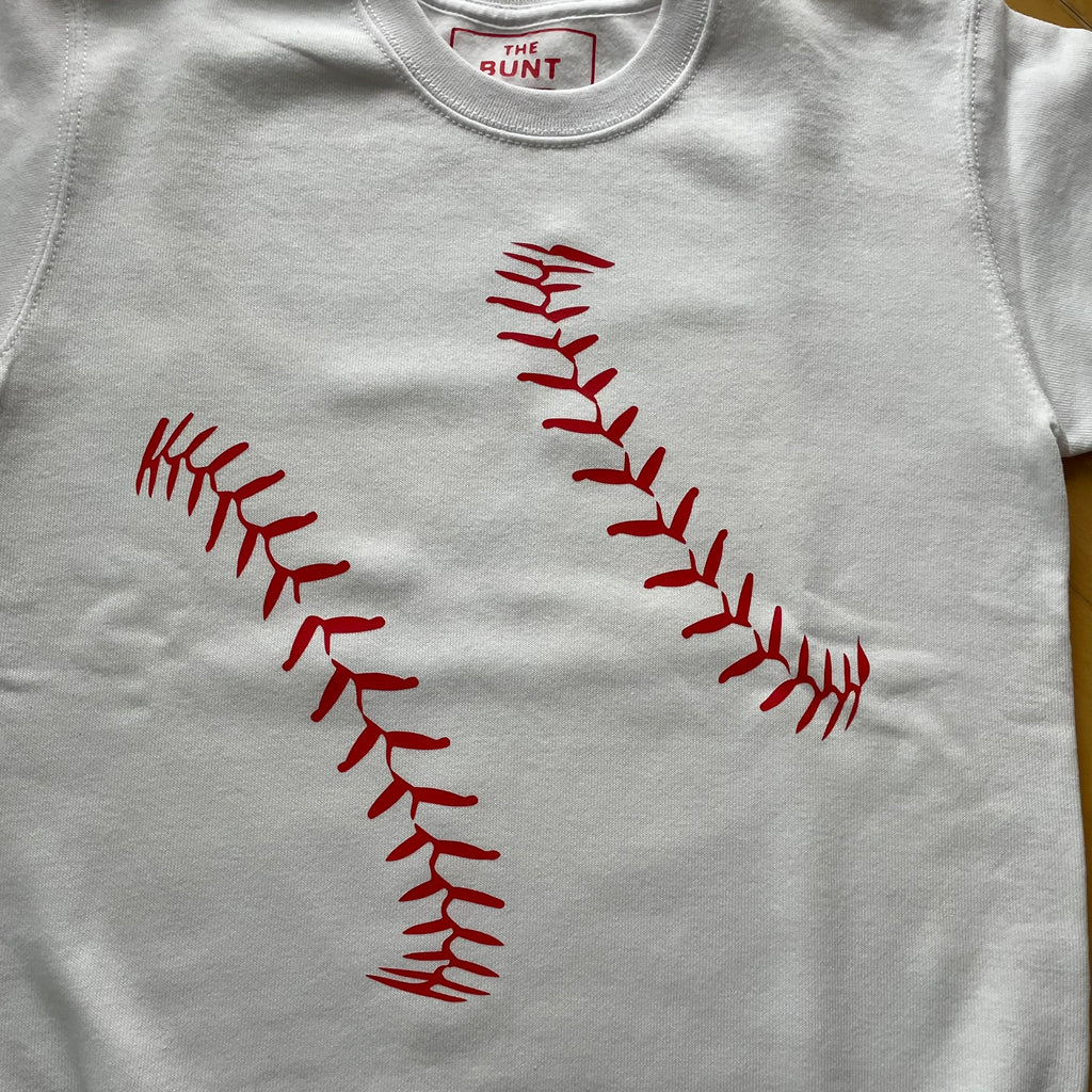 Baseball sweater red stitch - Kids